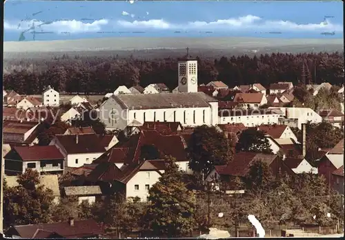 Teublitz Teilansicht Kirche Kat. Teublitz