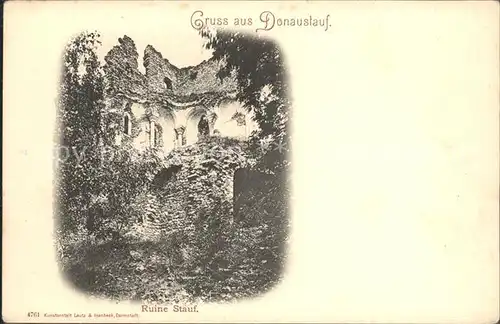 Donaustauf Ruine Stauf Kat. Donaustauf