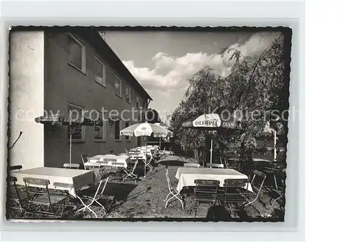 Peising Gasthaus zur gruenen Au Terrasse Kat. Bad Abbach