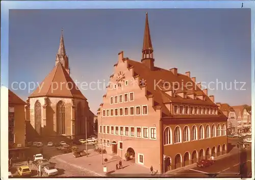 Neumarkt Oberpfalz Rathaus Kirche Kat. Neumarkt i.d.OPf.