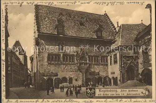 Regensburg Altes Rathaus Erker 14. Jhdt. Kat. Regensburg