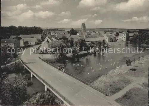 Bad Goegging Abensbruecke Ortsansicht mit Kirche Kat. Neustadt a.d.Donau