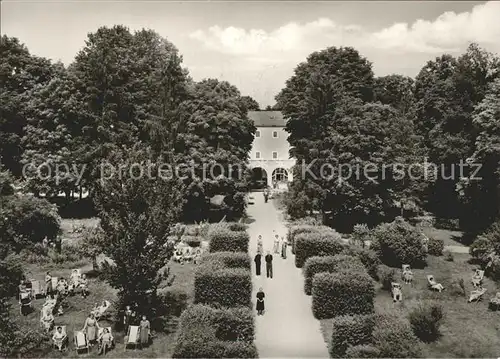 Bad Goegging Kurhotel Roemerbad Schwefel und Moorbad Kurpark Kat. Neustadt a.d.Donau