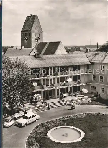 Bad Goegging Kurheim Trajansbad Schwefel und Moorbad Kirche Kat. Neustadt a.d.Donau