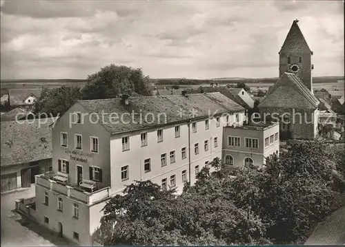 Bad Goegging Kurheim Trajansbad Schwefel und Moorbad Kirche Kat. Neustadt a.d.Donau