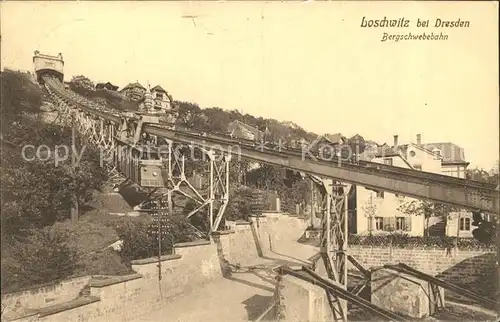 Loschwitz Bergschwebebahn Kat. Dresden