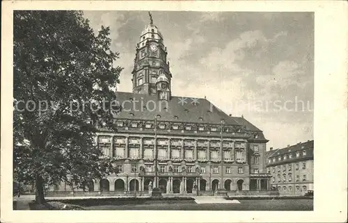 Dresden Rathaus Kat. Dresden Elbe