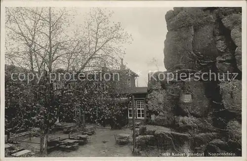 Jonsdorf Nonnenfelsen Kat. Kurort Jonsdorf