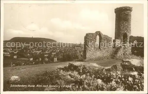 Annaberg Buchholz Erzgebirge Schreckenberg Ruine Kat. Annaberg