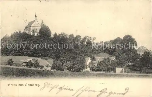 Annaberg Buchholz Erzgebirge Teilansicht Kat. Annaberg