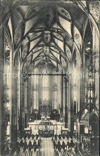 Annaberg Buchholz Erzgebirge Sankt Annakirche Mittelschiff Kat. Annaberg