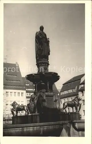 Freiberg Sachsen Brunnen Kat. Freiberg