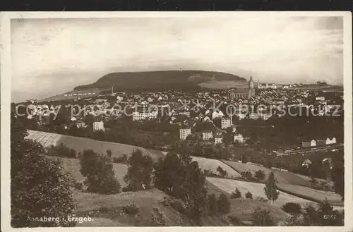 Annaberg Buchholz Erzgebirge Stadtansicht Kat. Annaberg