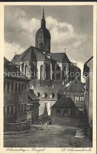 Annaberg Buchholz Erzgebirge Sankt Annenkirche Kat. Annaberg