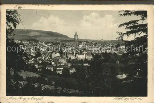 Annaberg Buchholz Erzgebirge Poehlberg Stadtansicht Kat. Annaberg