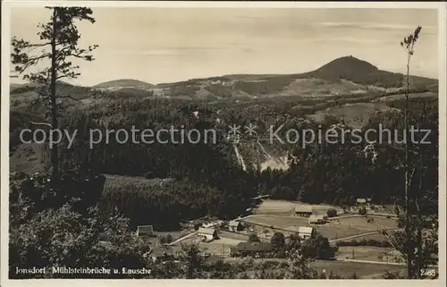 Jonsdorf Muehlsteinbrueche Lausche Kat. Kurort Jonsdorf