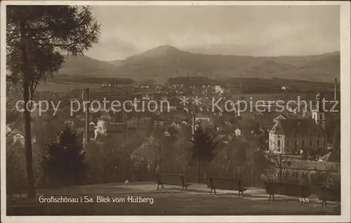 Grossschoenau Sachsen Blick vom Hutberg Kat. Grossschoenau Sachsen