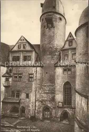 Rochsburg Hungerturm Kapelle Kat. Lunzenau