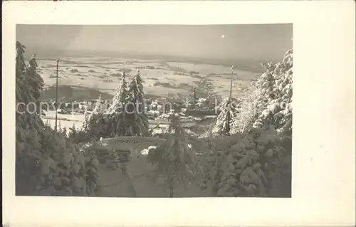 Annaberg Buchholz Erzgebirge Stadtansicht Winter Kat. Annaberg