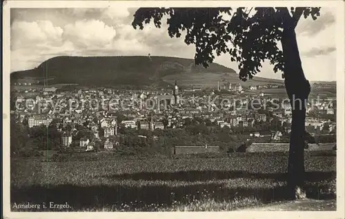 Annaberg Buchholz Erzgebirge Gesamtansicht Kat. Annaberg