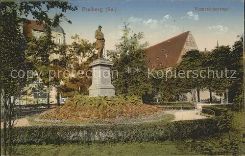 Freiberg Sachsen Bismarckdenkmal Kat. Freiberg