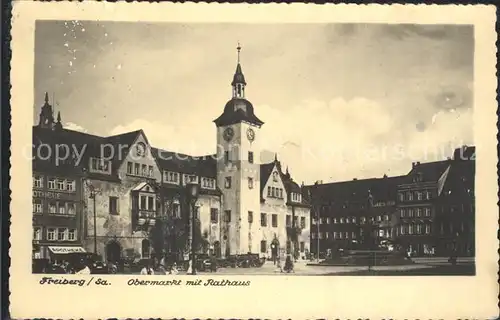 Freiberg Sachsen Obermarkt Rathaus Kat. Freiberg