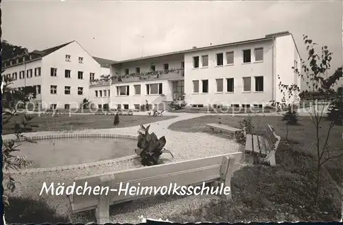 Fuerstenzell Maedchen Heimvolksschule Kat. Fuerstenzell