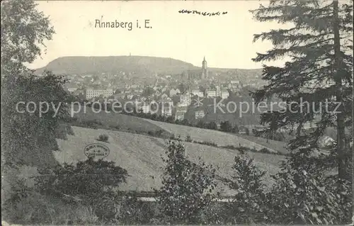 Annaberg Buchholz Erzgebirge Panorama Kat. Annaberg