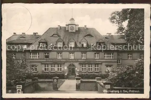 Wechselburg Rathaus Kat. Wechselburg