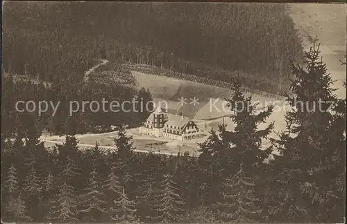 Oberwiesenthal Erzgebirge Fremdenhof Rotes Vorwerk Kat. Oberwiesenthal