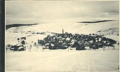 Oberwiesenthal Erzgebirge Totalansicht Kat. Oberwiesenthal