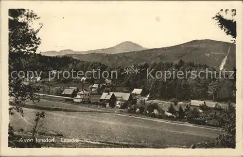 Jonsdorf mit Lausche Kat. Kurort Jonsdorf