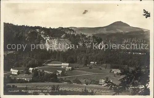 Jonsdorf Muehlsteinbrueche und Lausche Kat. Kurort Jonsdorf