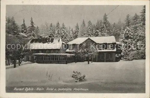 Oybin Hotel und Gaststaette Forsthaus Kat. Kurort Oybin