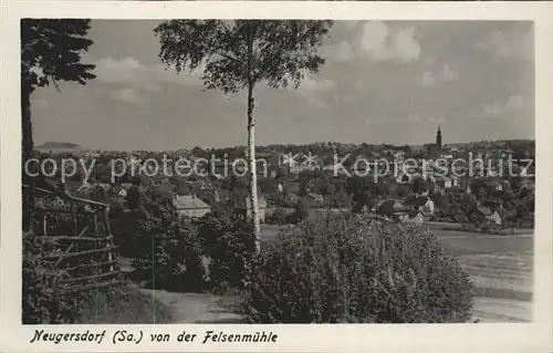 Neugersdorf Sachsen Von der Felsenmuehle gesehen Kat. Neugersdorf Sachsen