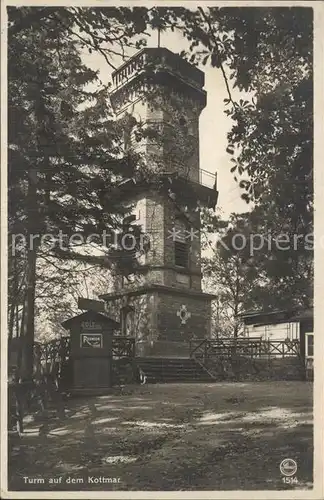 Walddorf Sachsen Turm auf dem Kottmar Kat. Eibau