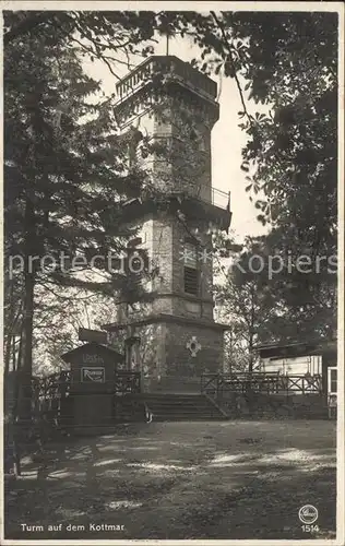 Walddorf Sachsen Turm auf dem Kottmar Kat. Eibau