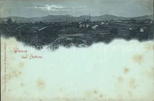 Zittau Panorama Kat. Zittau