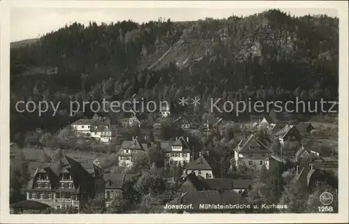 Jonsdorf Muehlsteinbrueche und Kurhaus Kat. Kurort Jonsdorf