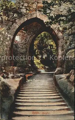 Oybin Burgtor Ruine Kat. Kurort Oybin