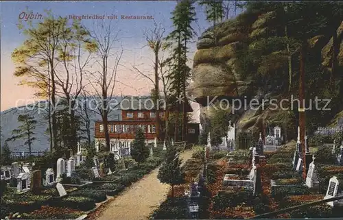 Oybin Bergfriedhof mit Restaurant Kat. Kurort Oybin