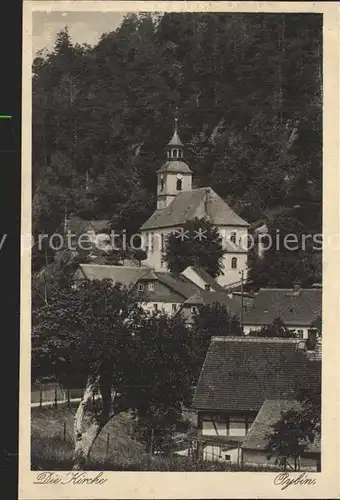 Oybin Kirche Serie Saechsische Heimatschutz Postkarten Kupfertiefdruck Kat. Kurort Oybin