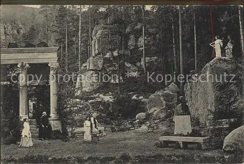 Oybin Waldtheater Sappho Trauerspiel von Franz Grillparzer Kat. Kurort Oybin