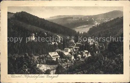 Kipsdorf Stadtansicht Kat. Altenberg