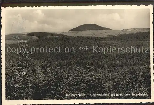 Baerenburg Sachsen Geising Kat. Altenberg