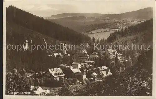 Kipsdorf Stadtansicht Kat. Altenberg