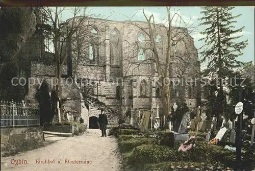 Oybin Kirchhof Klosterruine Kat. Kurort Oybin