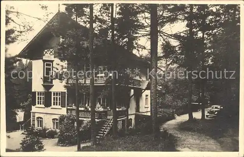 Waldbaerenburg Fremdenheim Sonnenhoehe Kat. Altenberg