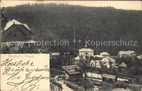 Kipsdorf Teilansicht Kat. Altenberg