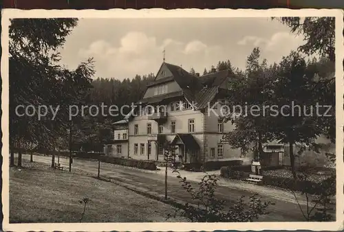 Waldbaerenburg Erzgebirgsheim der Ferienheime fuer Handel und Industrie Kat. Altenberg